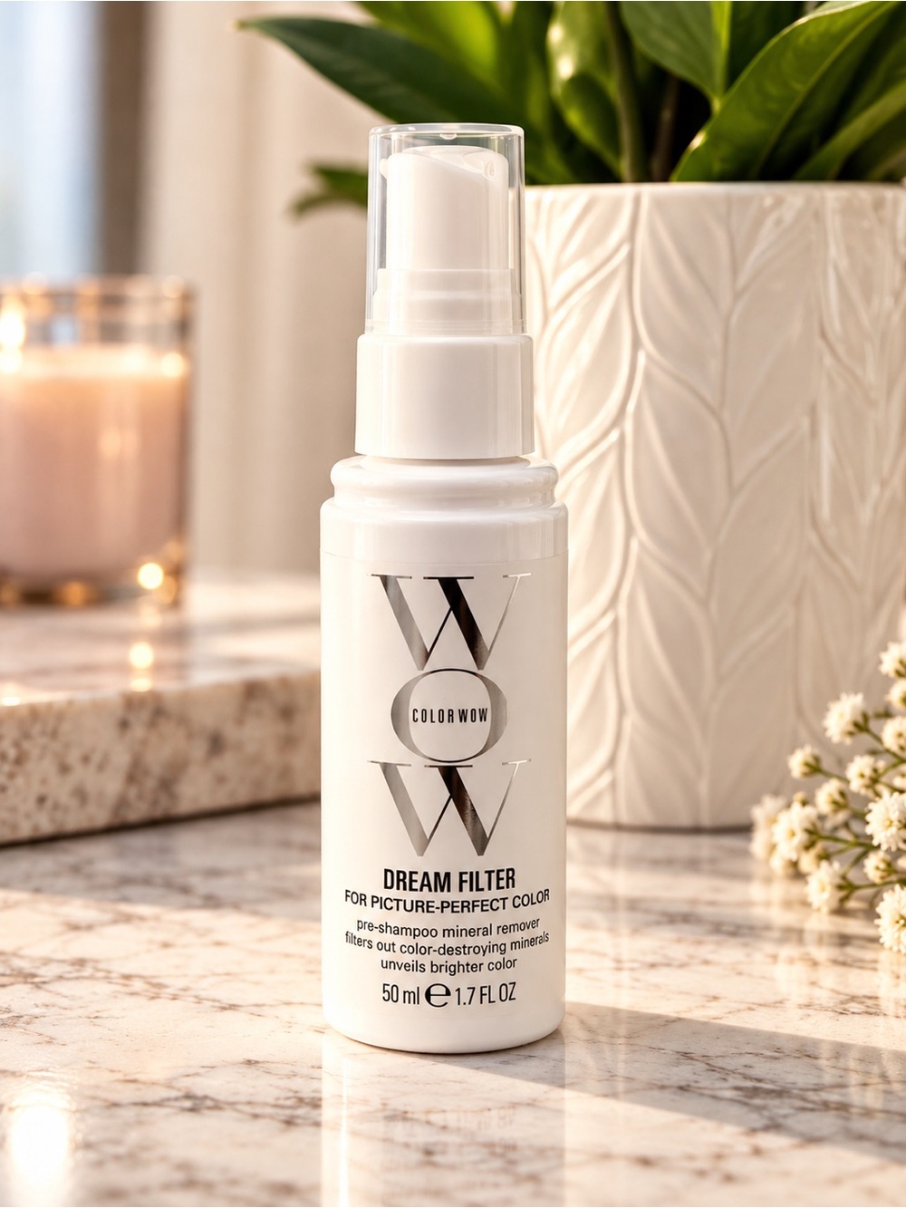 Dream Filter Pre-Shampoo Mineral Remover - White